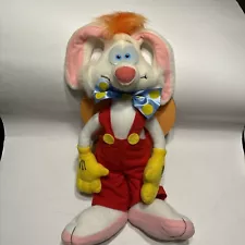 Vtg Who Framed Roger Rabbit Playskool 17” Stuffed Plush Doll Animal 1988