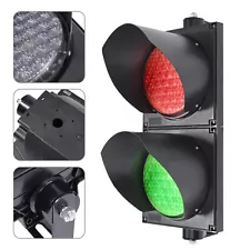 LED Traffic Signal Red/Green Lamp PC Housing IP54 Traffic Stop Light Waterproof