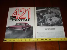 1962 PONTIAC 421 CATALINA ORIGINAL ARTICLE