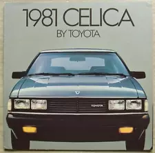 TOYOTA CELICA LF Car Sales Brochure For 1981 CANADA #00008-00074