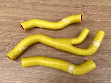 Silicone Radiator Hoses for Honda CR 125 1998-1999 Yellow