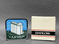 NOS Vintage C K Grain Elevator Lyons Kansas Advertising Barlow Tape Measure