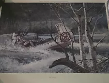 1984 Wild River 120/980 By Signed Ralph McDonald Print