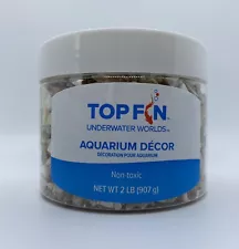 TOP FIN Aquarium Decor - 2lb Pounds BETTA CRUSHED SHELLS Non-Toxic Add Shine NEW