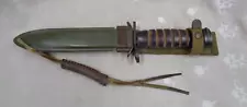 WWII IMPERIAL M4 Bayonet w/ M8 Scabbard for M1 Carbine