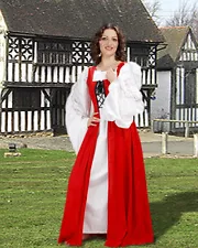 Medieval Dress Renaissance Rayon Sizes S - XL 3 Colors NEW (C1094)