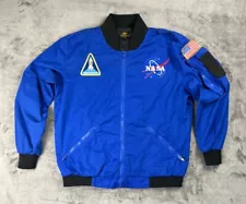 Alpha Industries NASA Flight Jacket Men’s Small Space Shuttle Blue