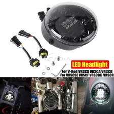 LED Headlight Hi/Lo For Harley Davidson Vrod V-Rod VRSC VRSCA VRSCDX VRSCR VRSCF (For: 2011 Harley-Davidson V-Rod)