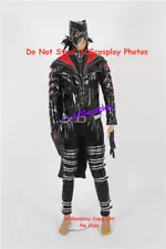 Kick-Ass 2 kick ass cosplay costume glossy faux leather made include headmask