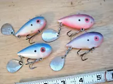 VTG Fishing Lures LOT NO NAME Single Hook & Single Blade Crankbait F91