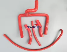 Silicone radiator hose for Honda CR250R CR 250 R 2-stroke 2000 2001 00 01 RED (For: 2001 Honda CR250R)