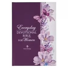 NLT Holy Bible Everyday Devotional Bible for Women New Living Translation, Purpl