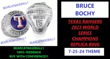 BRUCE BOCHY TEXAS RANGERS WORLD SERIES CHAMPIONS REPLICA RING (PRE-SALE) 7-25-24