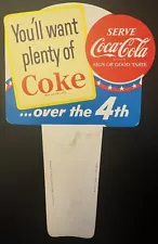 Coca-Cola 1958 Carton / Bottle Topper - Vintage Fourth of July - FREE SHIPPING