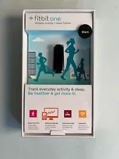 Fitbit One Wristband Activity and Sleep Tracker - FB103BK Black & Sealed in Box