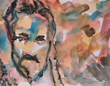 ORIGINAL Jesus Watercolor painting