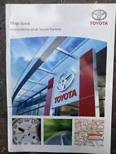 Toyota UK Dealer List Map Book 2008-04 UK Market Sales Brochure