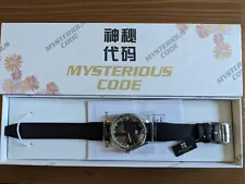 Mysterious Code Seiko VH31 Gray Mecha Quartz Titanium Watch NEW