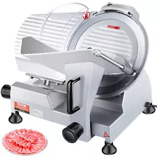 VEVOR Commercial 10" Electric Meat Slicer Blade Deli Food Slicer Cutter 240W