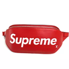 LOUIS VUITTON x SUPREME M53418 Epi Bum bag Waist pouch Belt bag Hip bag body bag