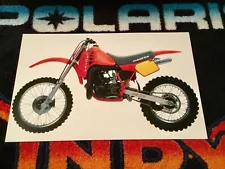 85 CAGIVA 500 WMX MOTOCROSS Dirt Bike Poster    vintage motorcycle bike MX