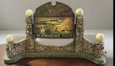 Michael Garman Hand Painted Golf Diorama St Andrews Links Sculpture #243