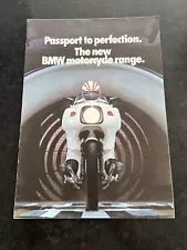 Vintage BMW Motorcycles Range Sales Brochure 1977 - Rare