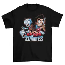 Evil Dead Plants vs Zombies T-Shirt Unisex Funny Groovy Ash Halloween Sizes New