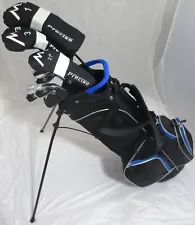 2024 Mens Golf Set Driver, Wood, Hybrid, Irons, Putter Stand Bag Regular Flex