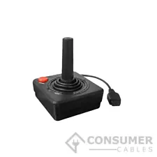 Replacement Vintage Joystick Controller for Atari 2600 Gamepad - Black