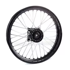 Motorcycle Front Wheel Black 17 x 2.50inch for Lexmoto, Pulse, Sinnis (WHLF084)