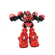 RC Fighting Robot, Red-Full Function-Light Up-Sound Action Figure Kids For Parts