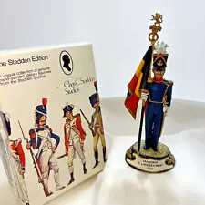 HP83 Charles C Stadden pewter figurine 80mm 1830 Vaandrig 5 Linie Regiment