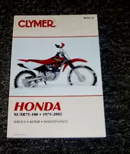 2001 2002 Clymer Honda XR80R Dirt Bike Shop Service Repair Manual M312-12