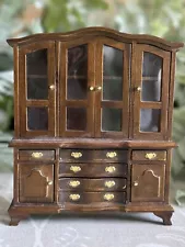 Vintage Victorian Dresser /Bookcase for 12th Scale Dolls House. Shop Fitting etc