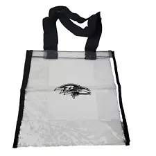 Baltimore Ravens NFL Tote Bag Clear Stadium Approved 11x5x11"