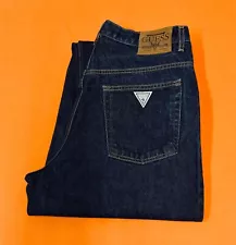 Guess Pascal 075 Vintage Blue Jeans Size 32x34 (Tag 34x34)