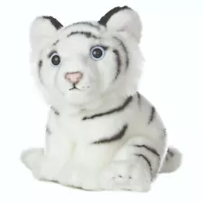 TheMogan Cute Bengal White TIGER Cub Zoo Plush Stuffed Animal Toy