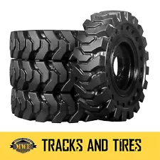 12-16.5 (12x16.5) Standard Duty R-4 Pre-Mounted Solid Rubber Skid Steer Tires