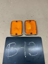 1967 68 69 70 71 72 FORD TRUCK F100 F250 F350 ORANGE AMBER BED MARKER LIGHTS OEM (For: 1971 F-250)