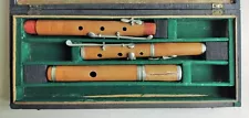 Antique German 6-Key Boxwood Flute, 440 Hz.