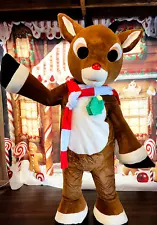 Rudolph - New Theme Park Quality Character Mascot Adult Costume - One Size