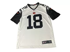 Nike AJ Green 18 Jersey Cincinnati Bengals Mens Medium On Field Color Rush Alt