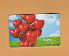 New ListingCollectible Walmart Gift Card - Red Balloon Hearts - No Cash Value - FD33455