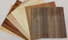 Variety Pack Wood Veneer, Raw/Unbacked - Pack of 7 - 9" x 9" x 0.024" Sheets