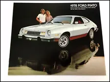 1978 Ford PInto 12-page Original Car Sales Brochure Catalog - Cruising Squire