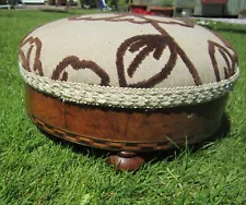 Victorian Walnut & Parquetry Footstool