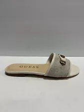 Guess Women’s Hammi Ivory Slide Sandals, Size 8 M