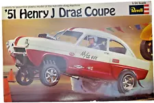 Empty Box Only Revell '51 Henry J Drag Coupe Model Car Kit Empty Box Top only!