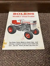 Genuine Bolens Husky 1050 Tractor Most Sales Dealership Brochure